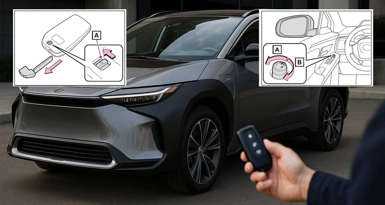 2021-2026 Toyota bZ4X Betriebsanleitung Vor Antritt der Fahrt